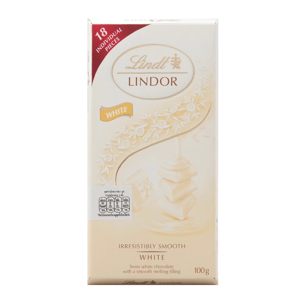 Lindt Lindor White Chocolate 100G.