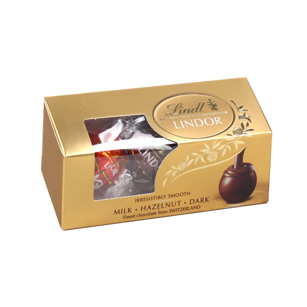 Lindt Lindor Trio Assorted Chocolate 37g.