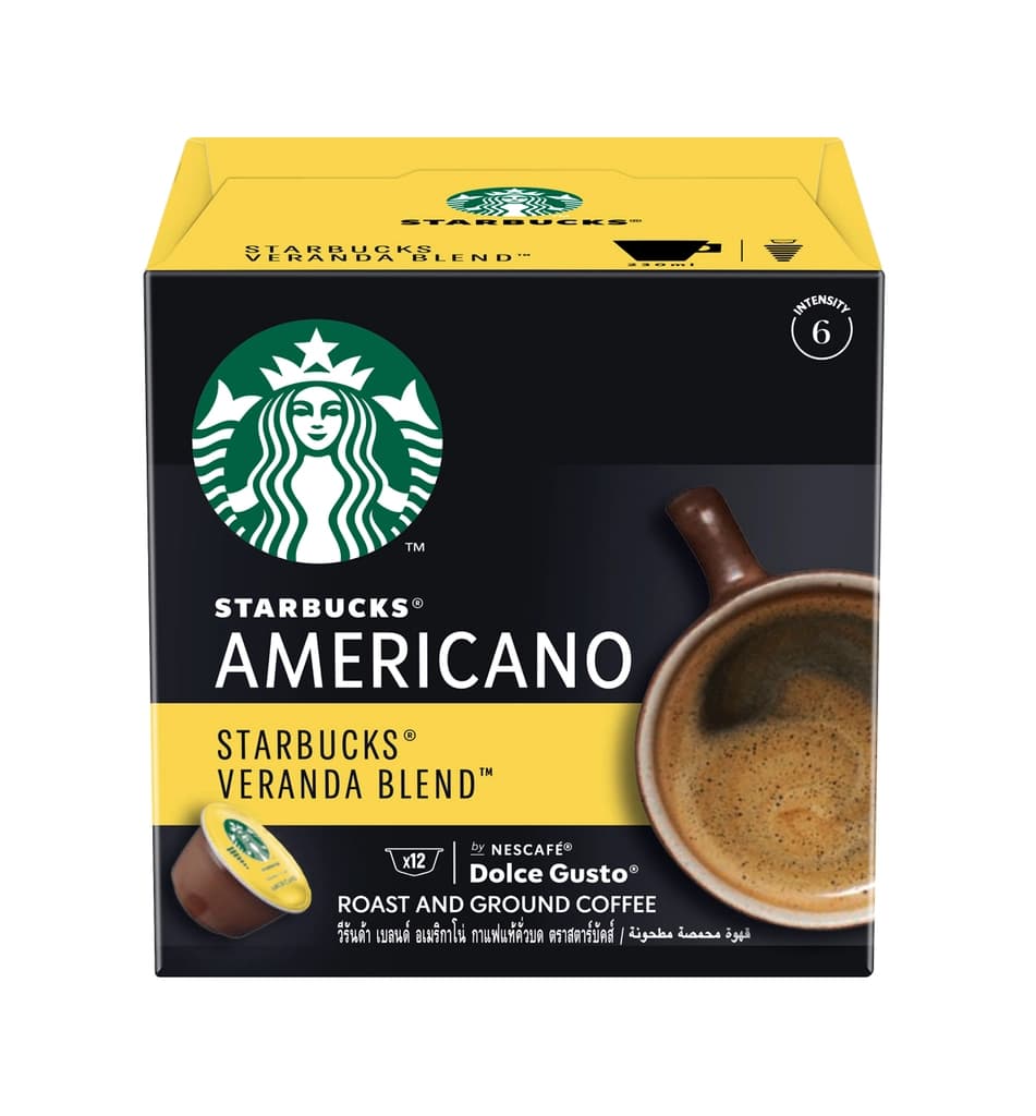 สตาร์บัคส์ วีรีนด้าเบลนด์ กาแฟอเมริกาโน่ชนิดแคปซูล 8.5ก. 12 แคปซูล