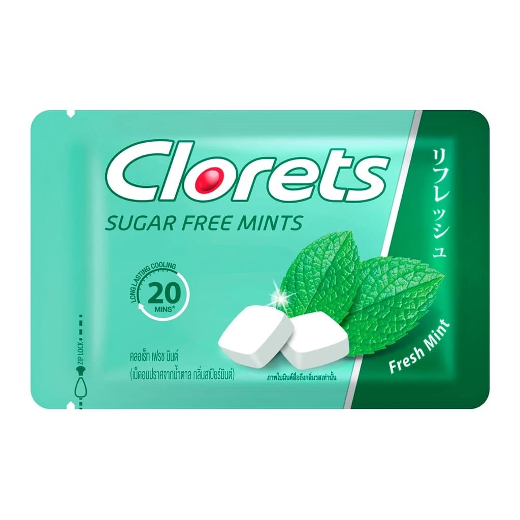 Clorets Sugar Free Fresh Mint 16.8G