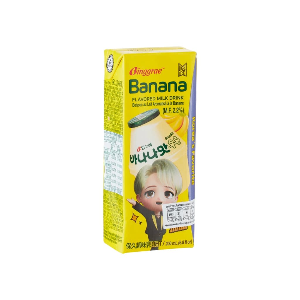 Binggrae Banana Flavored Milk Drink 200ML.