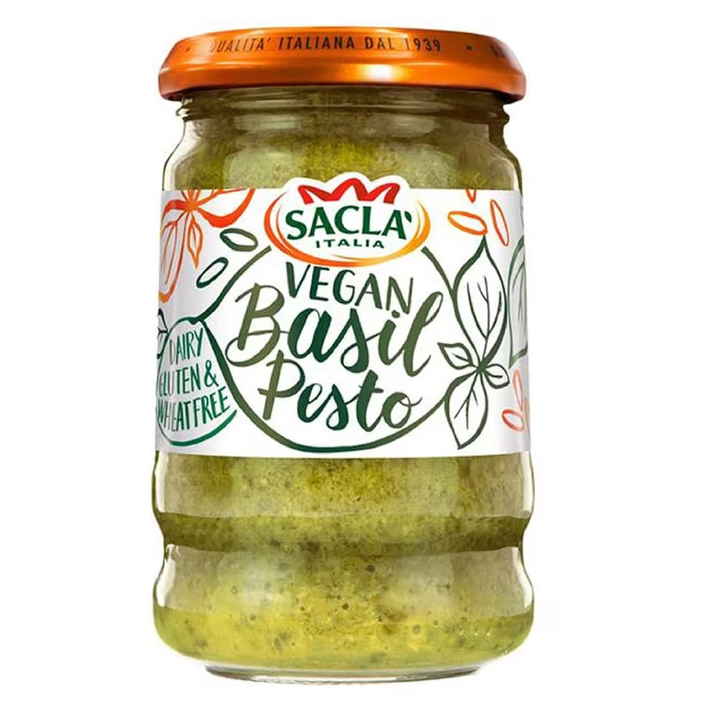 SACLA VEGAN BASIL PESTO 190G.
