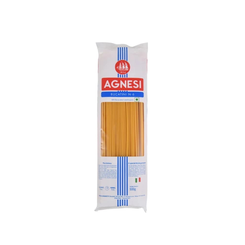 Agnesi Bucatini Number 6 500G.