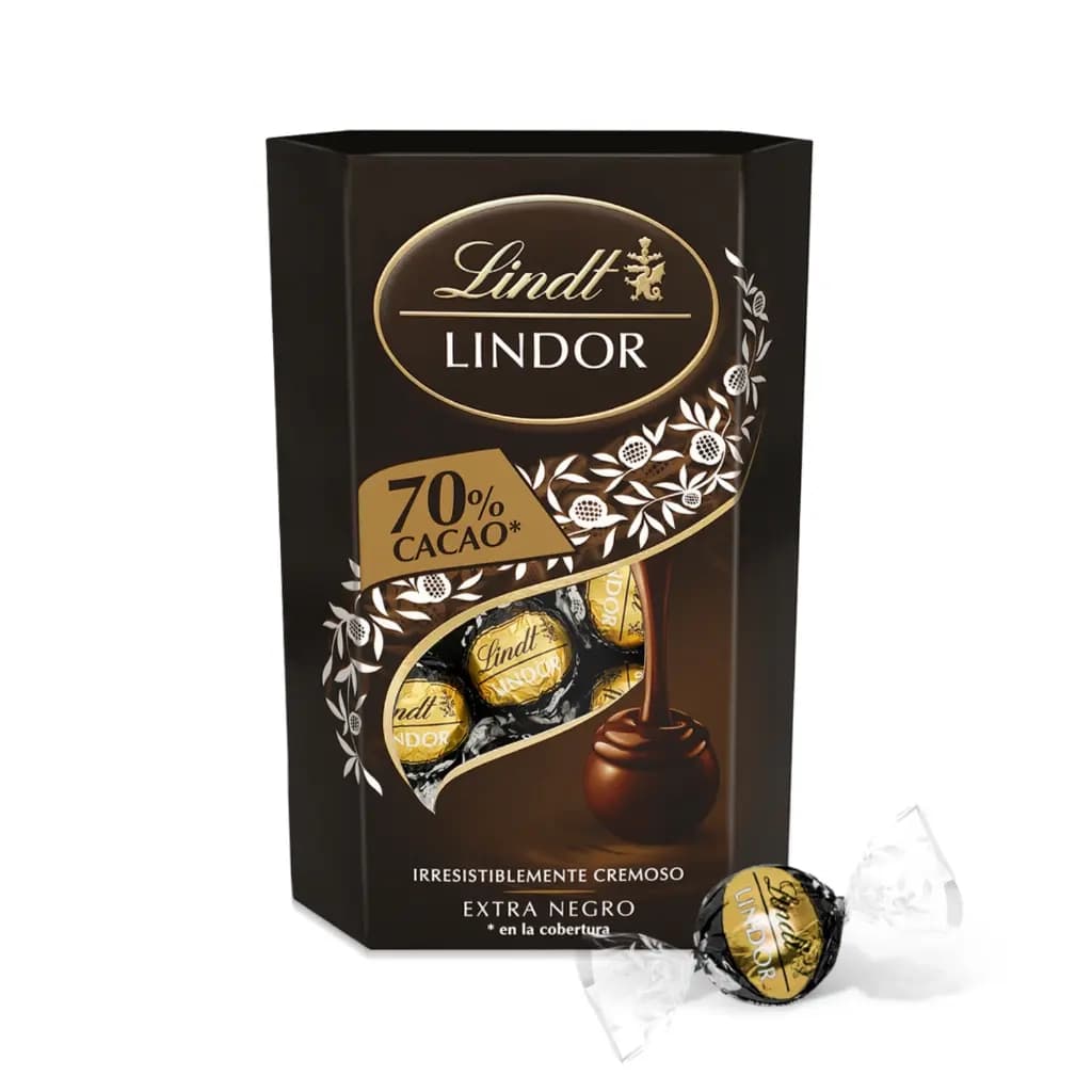 LINDOR CORNET DARK CHOC 70% 200G.