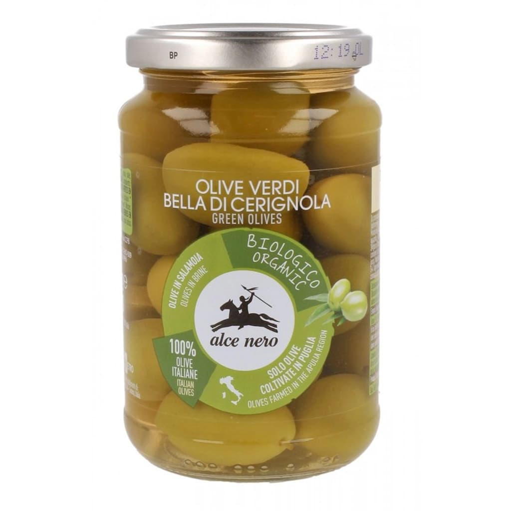 Alce Nero Organic Pickled Olives 350G