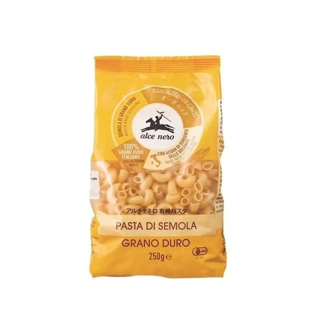 Alce Nero Organic Macaroni 250G.