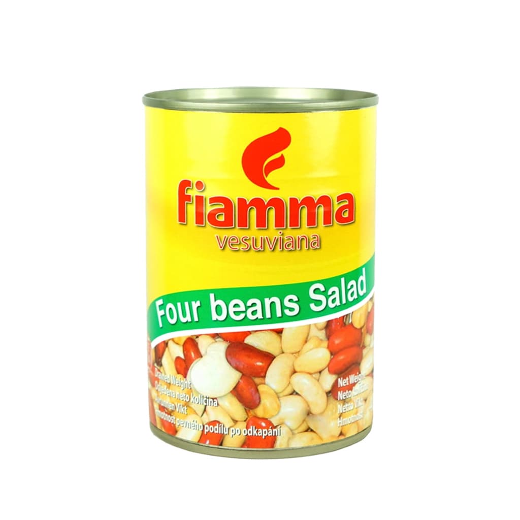 ไฟมมา อาหารกระป๋องโฟร์บีนสลัด 400 กรัม.