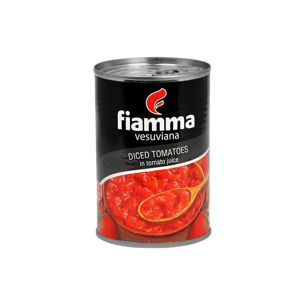 Fiamma Vesuviana Diced Tomatoes in Tomato Juice 400G.