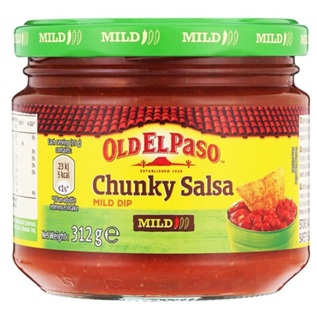 OLD EL PASO CHUNKY SALSA DIP MILD 312 G.