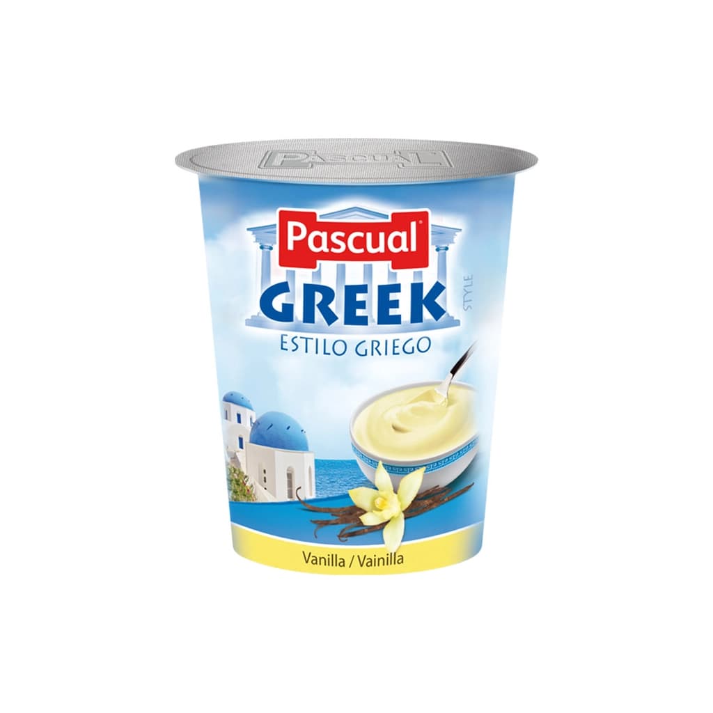 Pascual Greek Yoghurt Vanilla 120G.