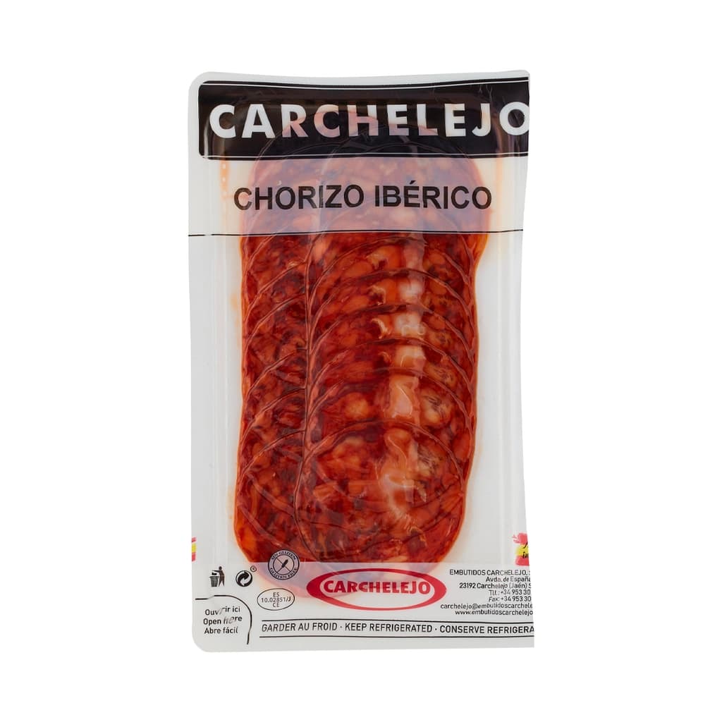 CARCHELEJO SLICE LBERIAN CHORIZO 80G.