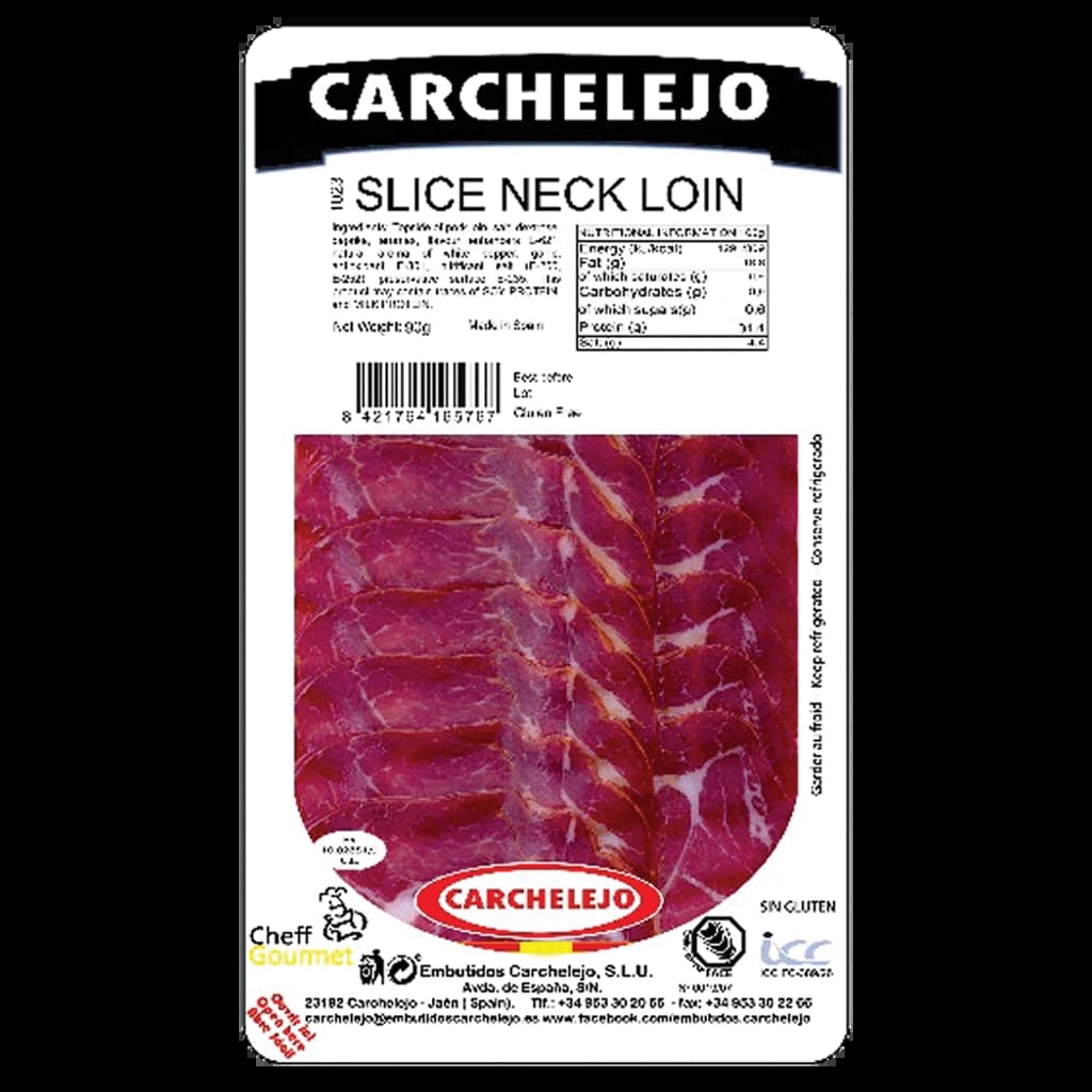 CARCHELEJO SLICE NECK LOIN 90G.