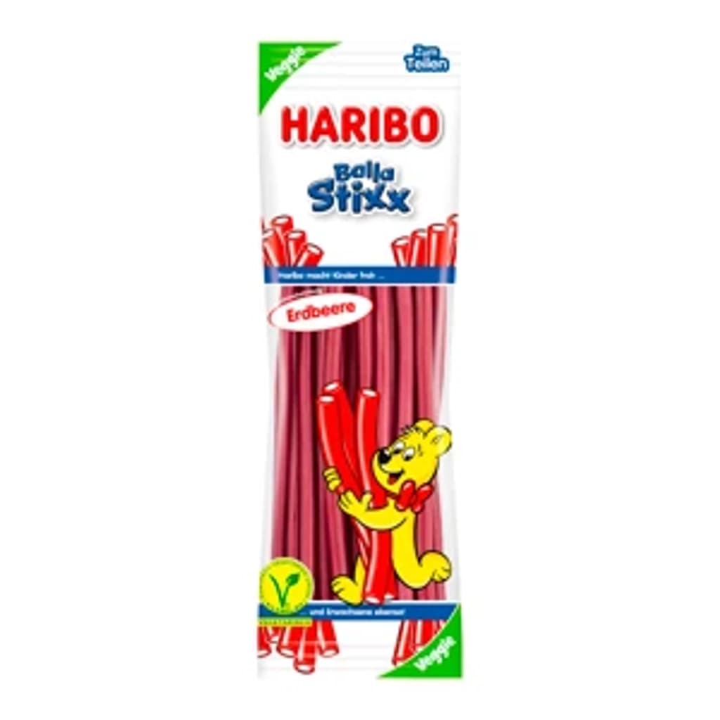Haribo Balla Stixx Strawberry 200G.