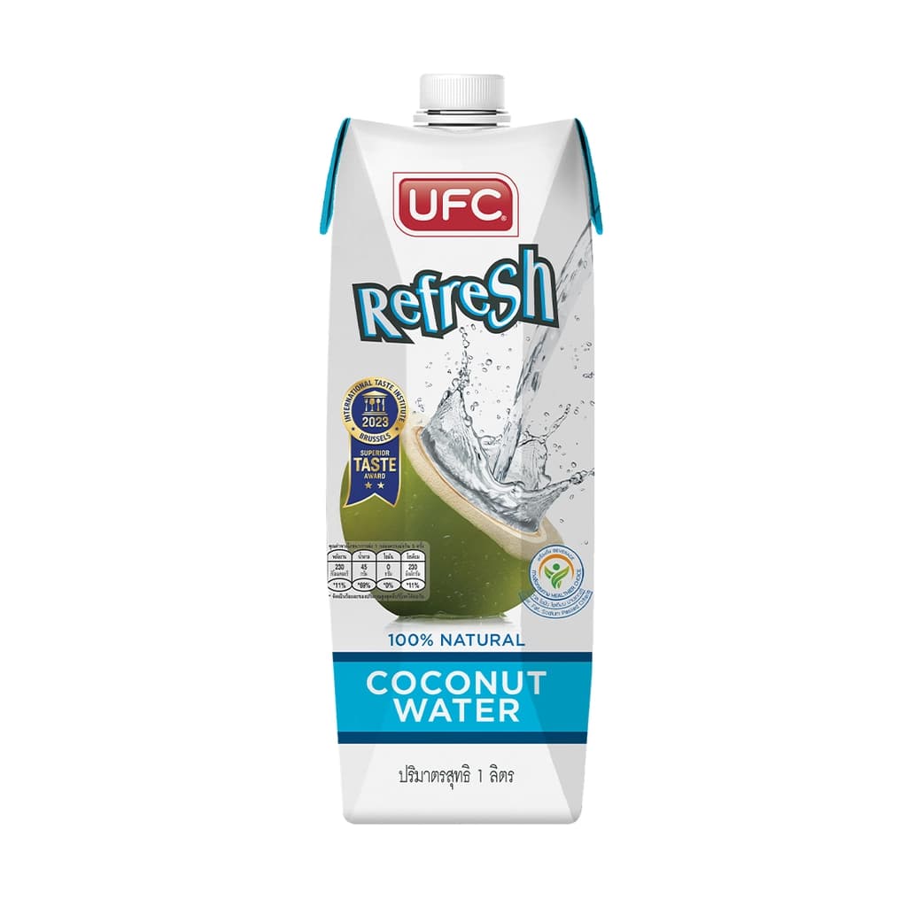 UFC Refresh Coconut Water 100percent 1LTR.