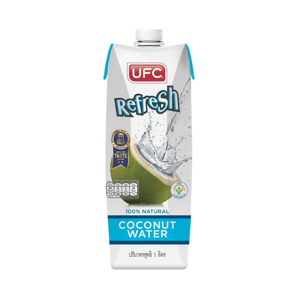 UFC Refresh Coconut Water 100percent 1LTR.