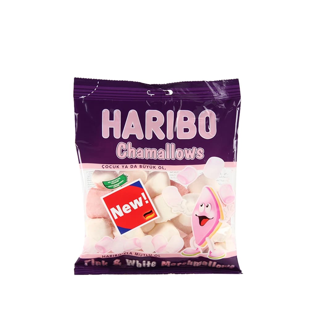 Haribo Chamallows Pink and White 150G.