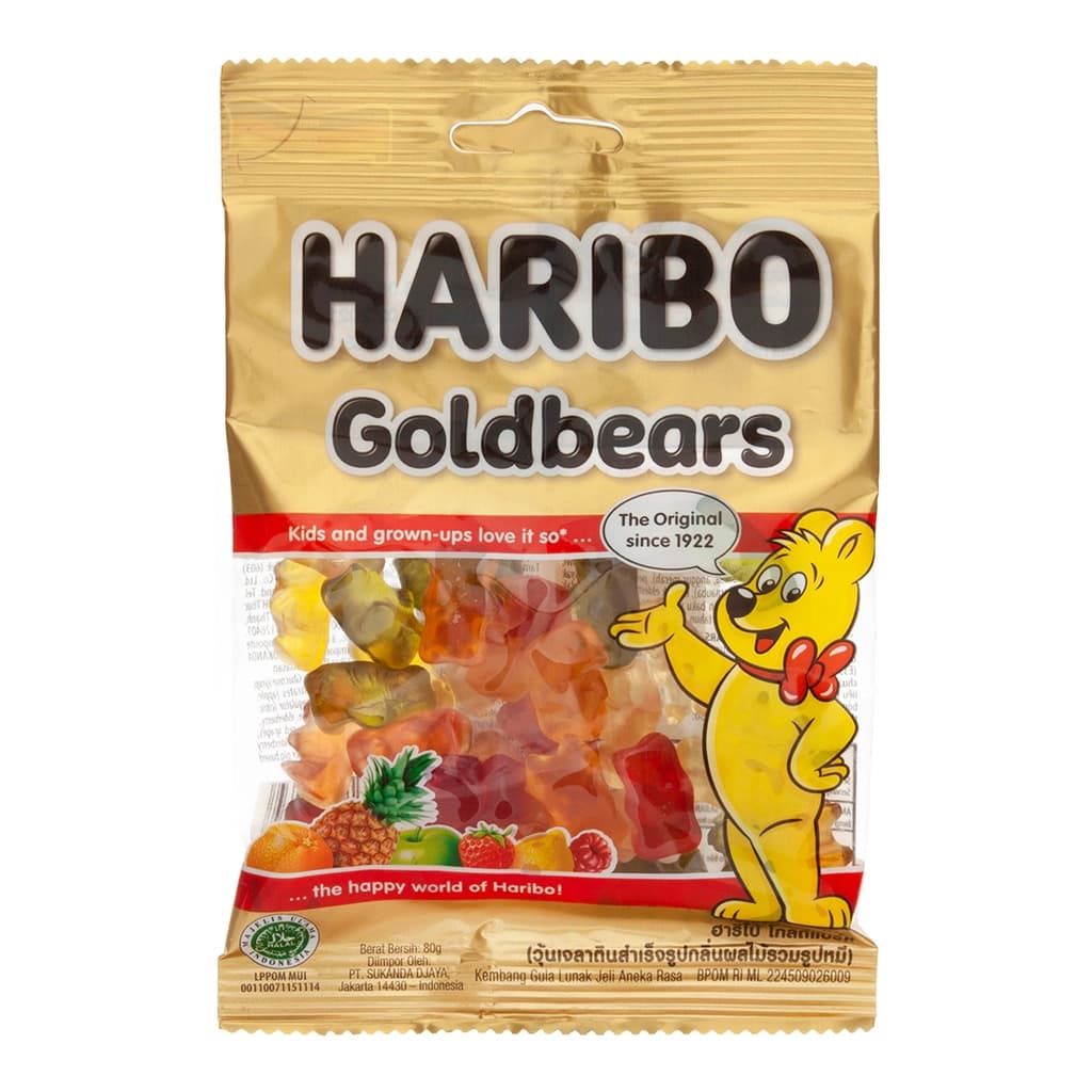 Haribo Goldbears Gummy 80G.