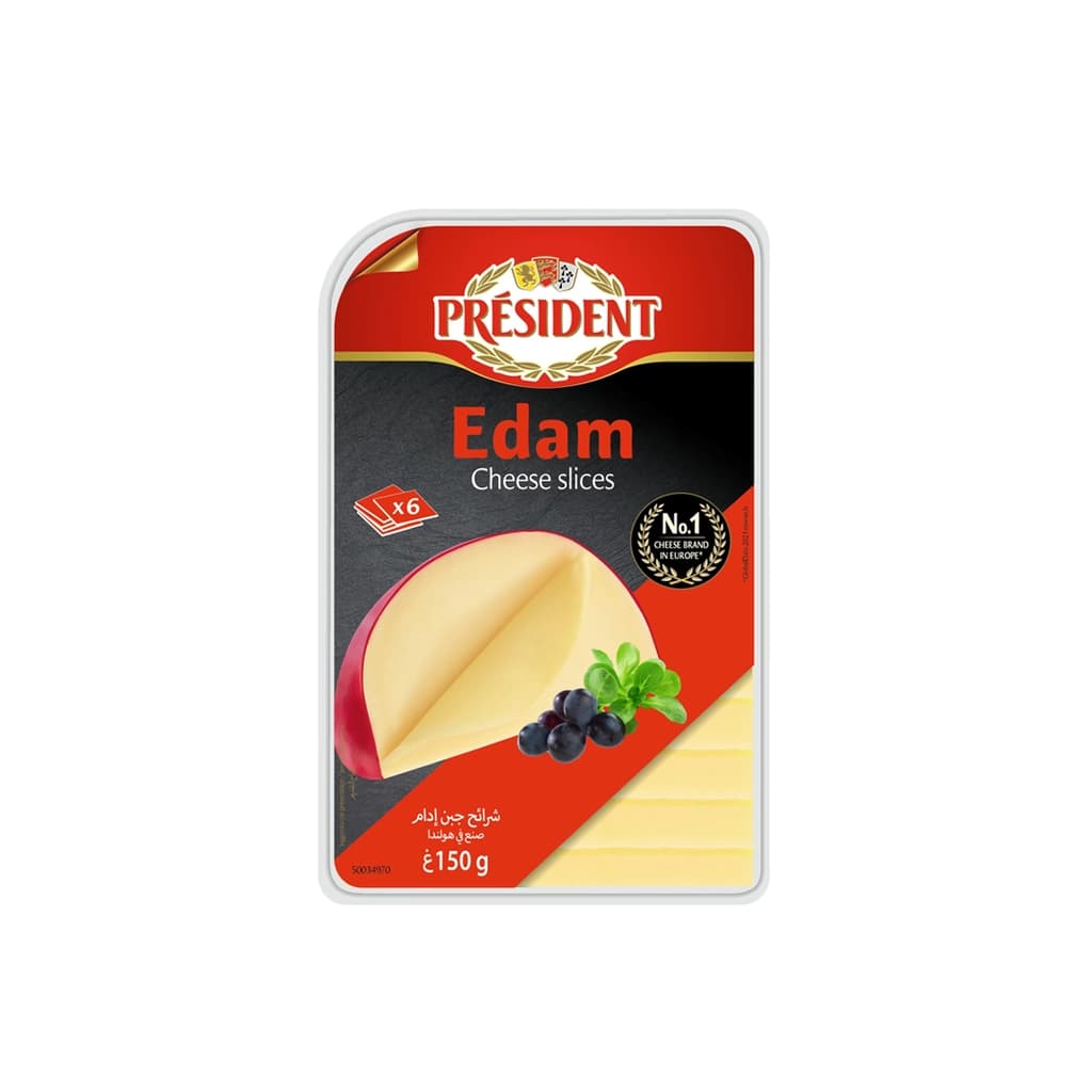 President Edam Slice 150G.