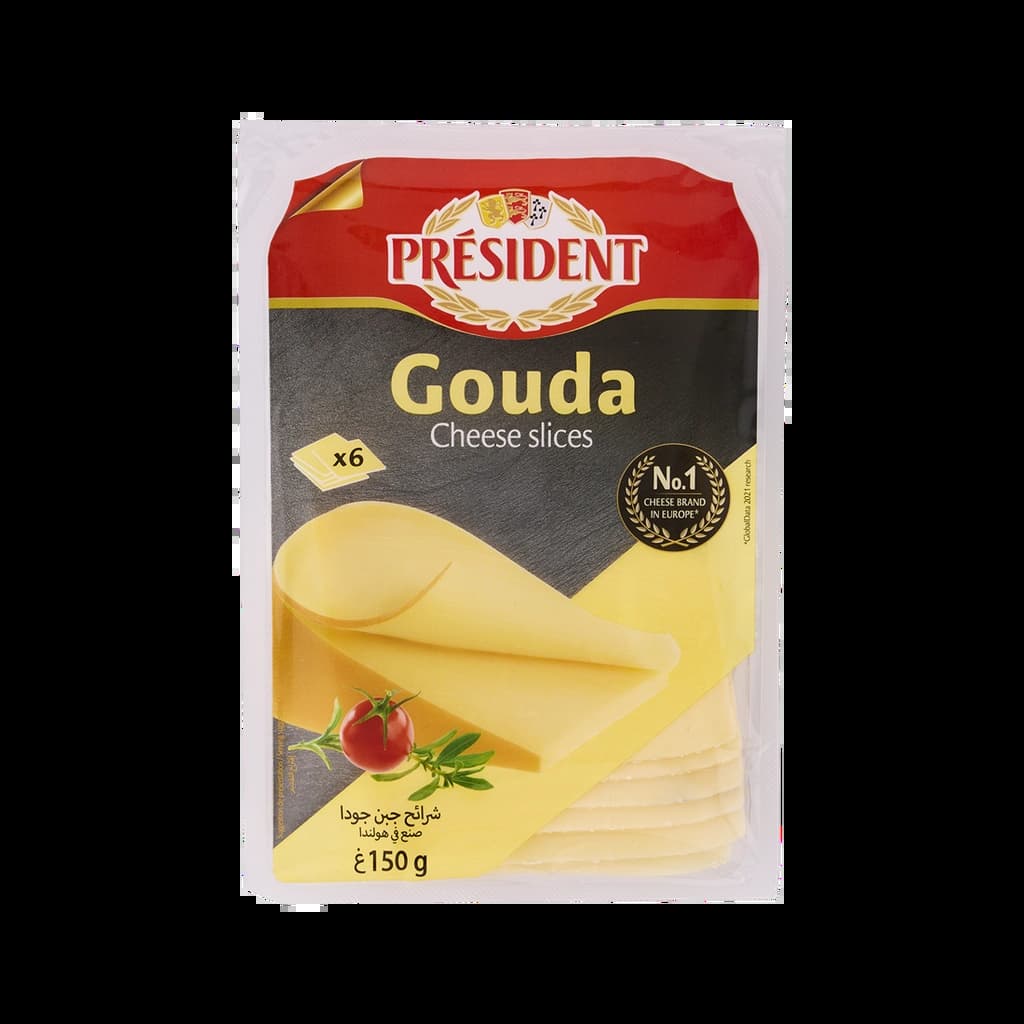 เพรสซิเดนท์ เกาด้าชีสสไลซ์ 150ก.