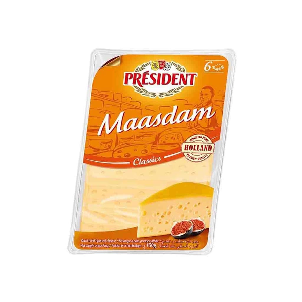 President Maasdam Slice 150G.