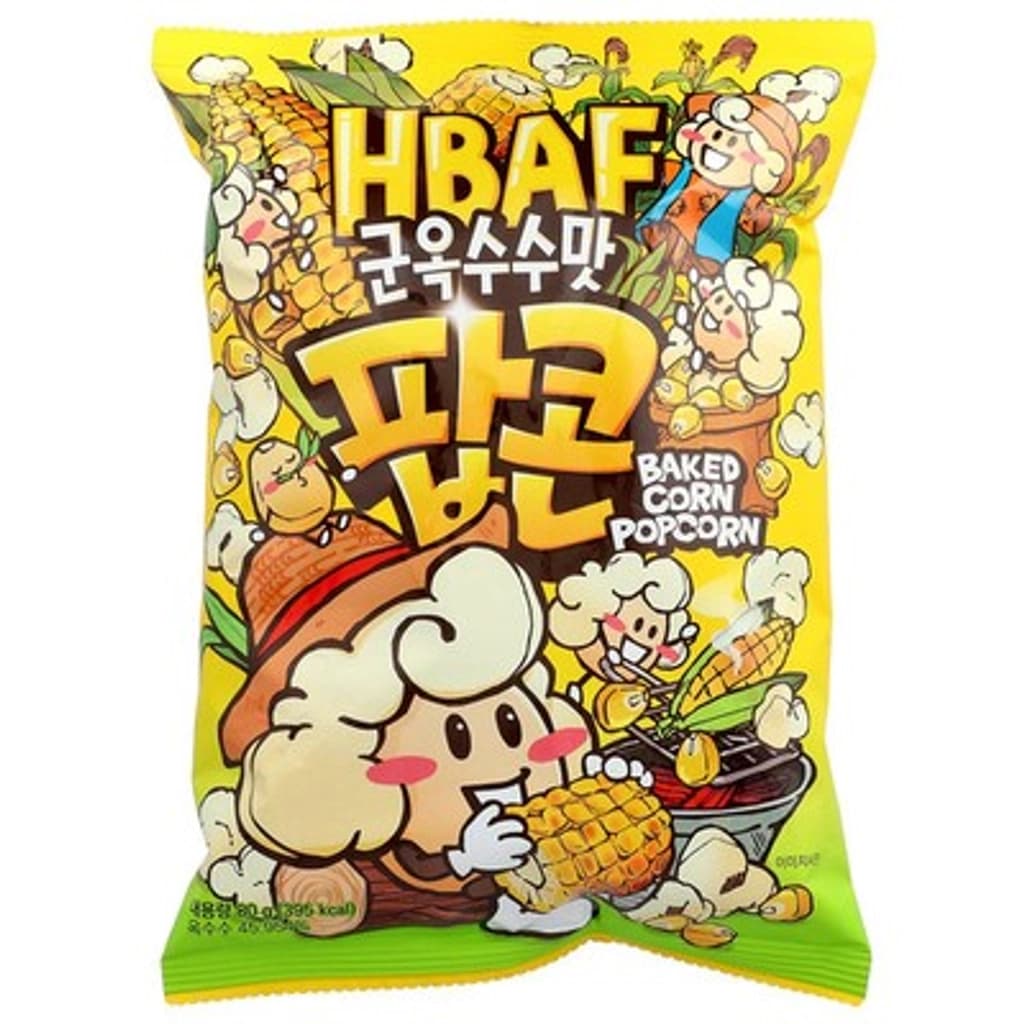 Hbaf Baked Corn Popcorn 80G.