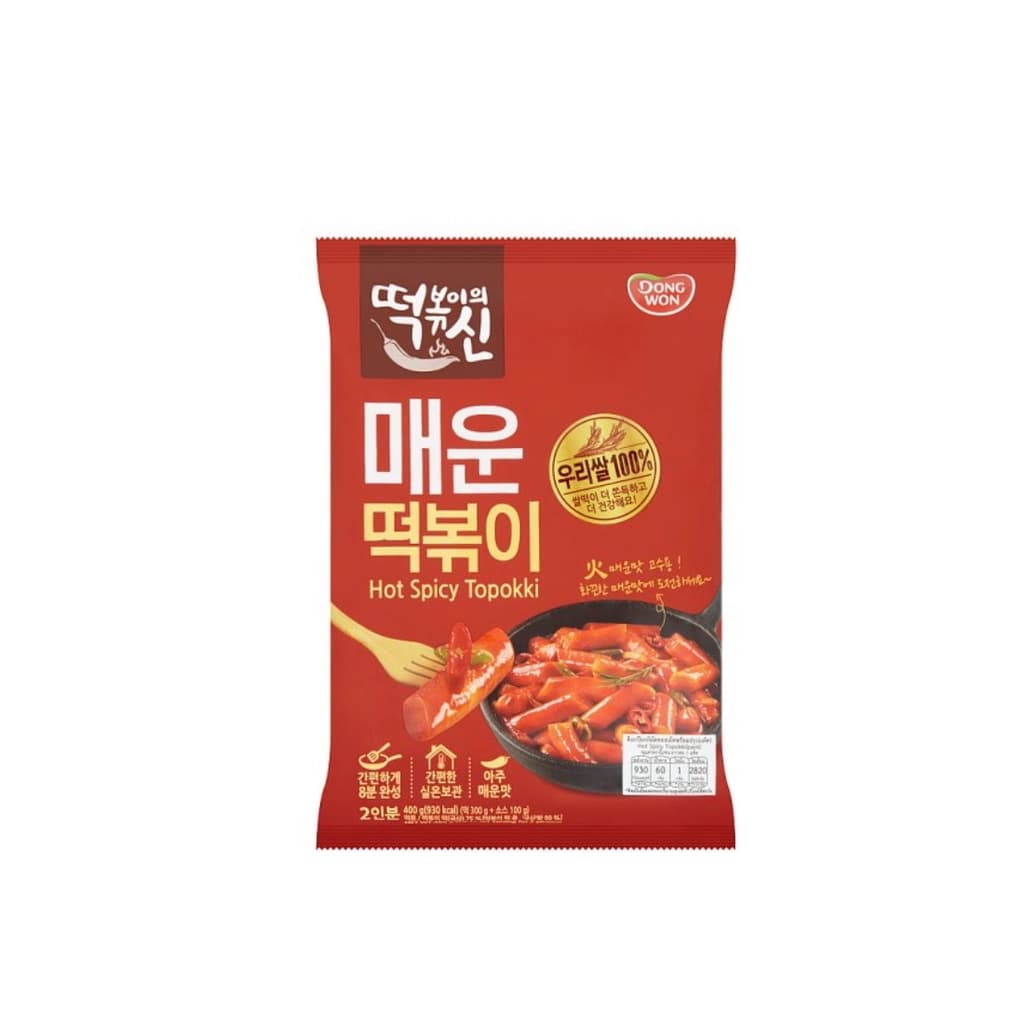 Dongwon Hot Spicy Topokki 400G.