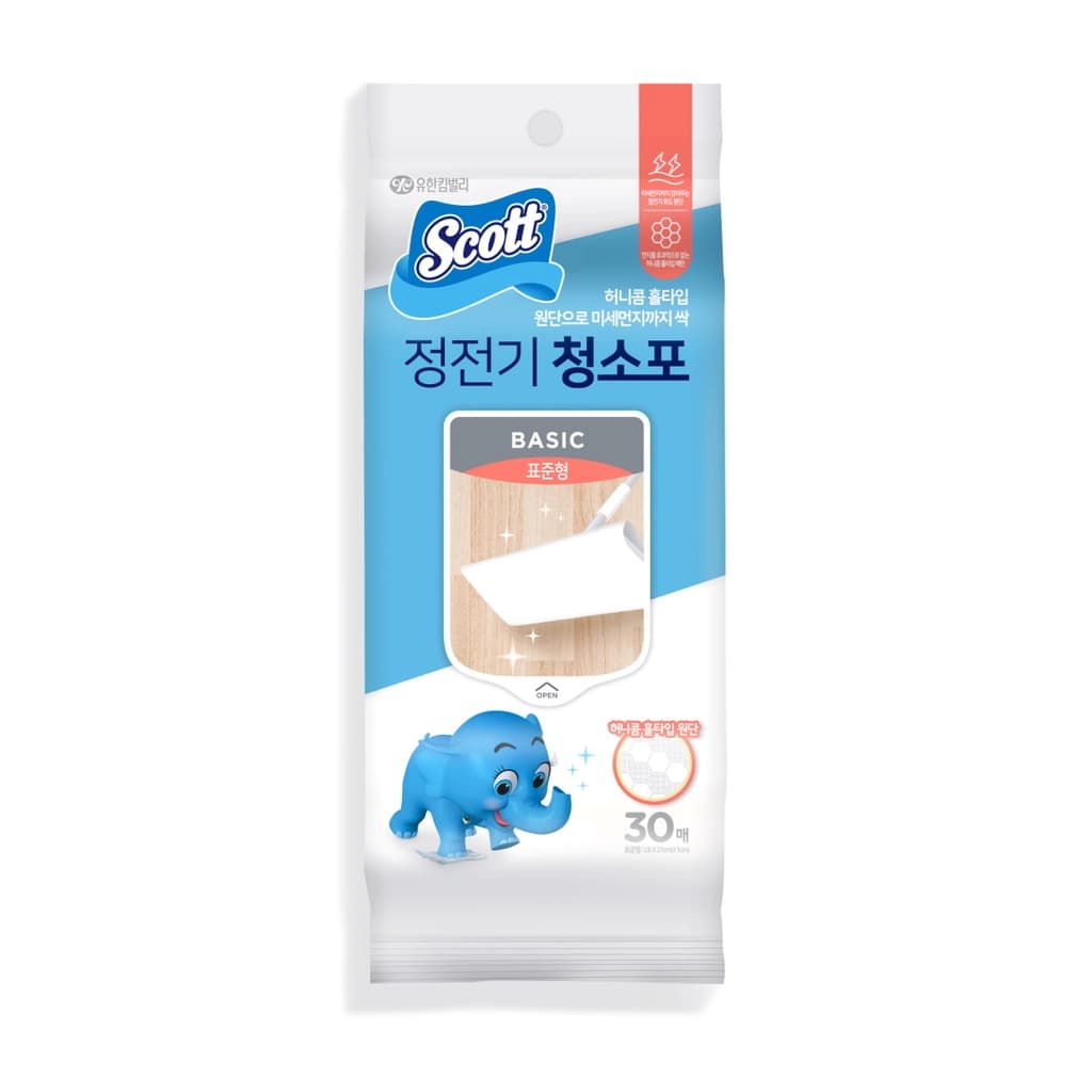 SCOTT DRY FLOOR WIPES 30 SHEETS