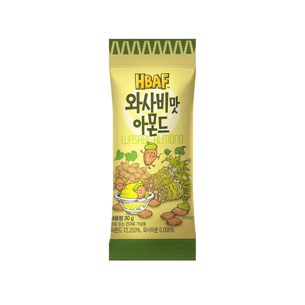 HBAF Wasabi Almonds 30G.