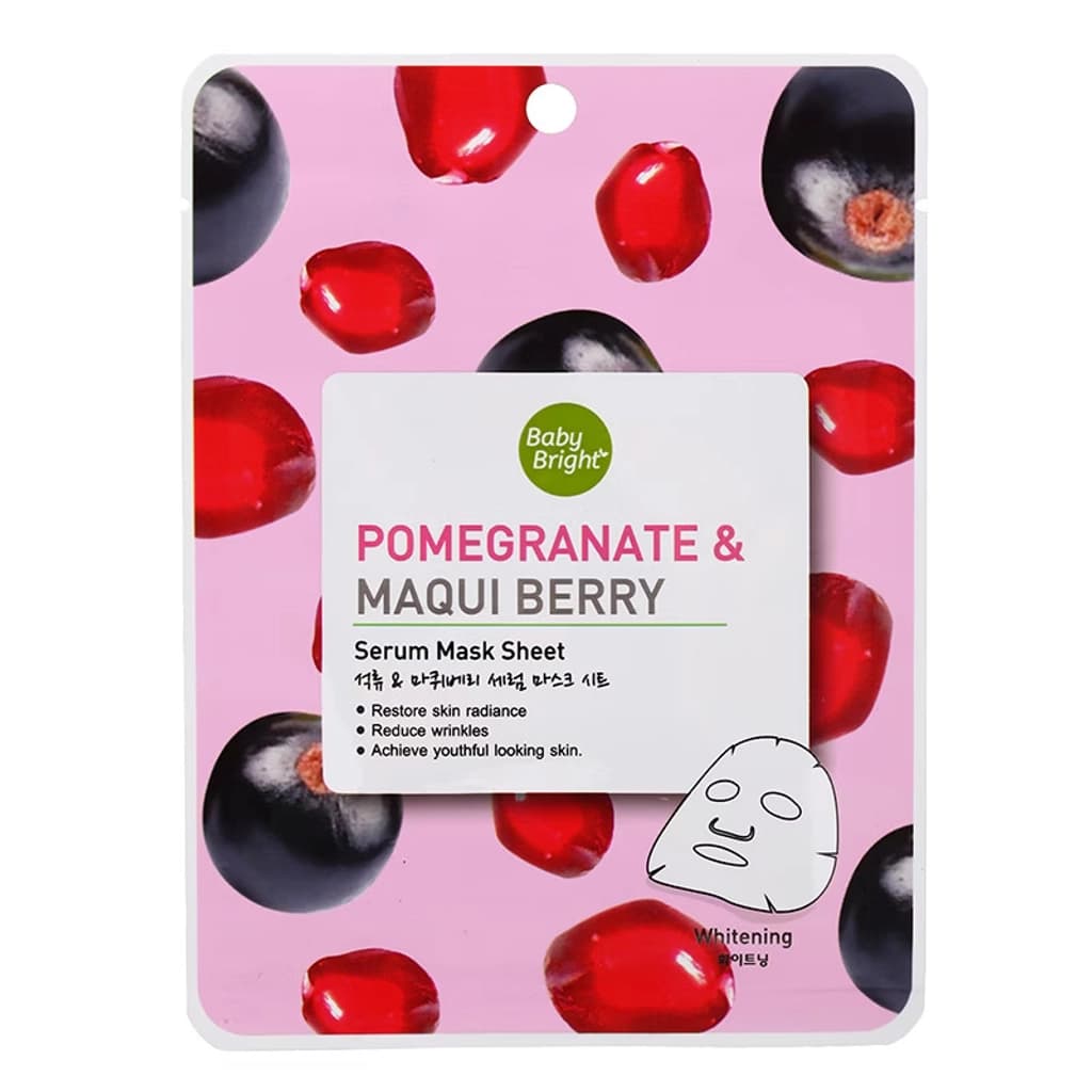 พอมเมอแกรนเนทแอนด์มาคีเบอร์รี่เอสเซนต์มาส์กชีท 20g เบบี้ไบร์ท (F)