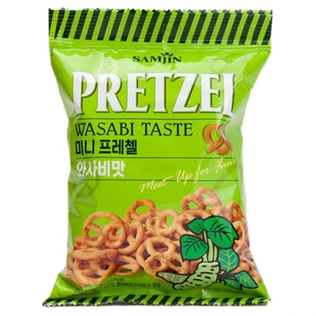 Samjin Pretzel Wasabi 85G.
