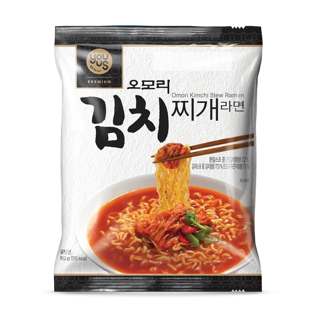 Youus Omori Kimchi Stew Ramen 160G.