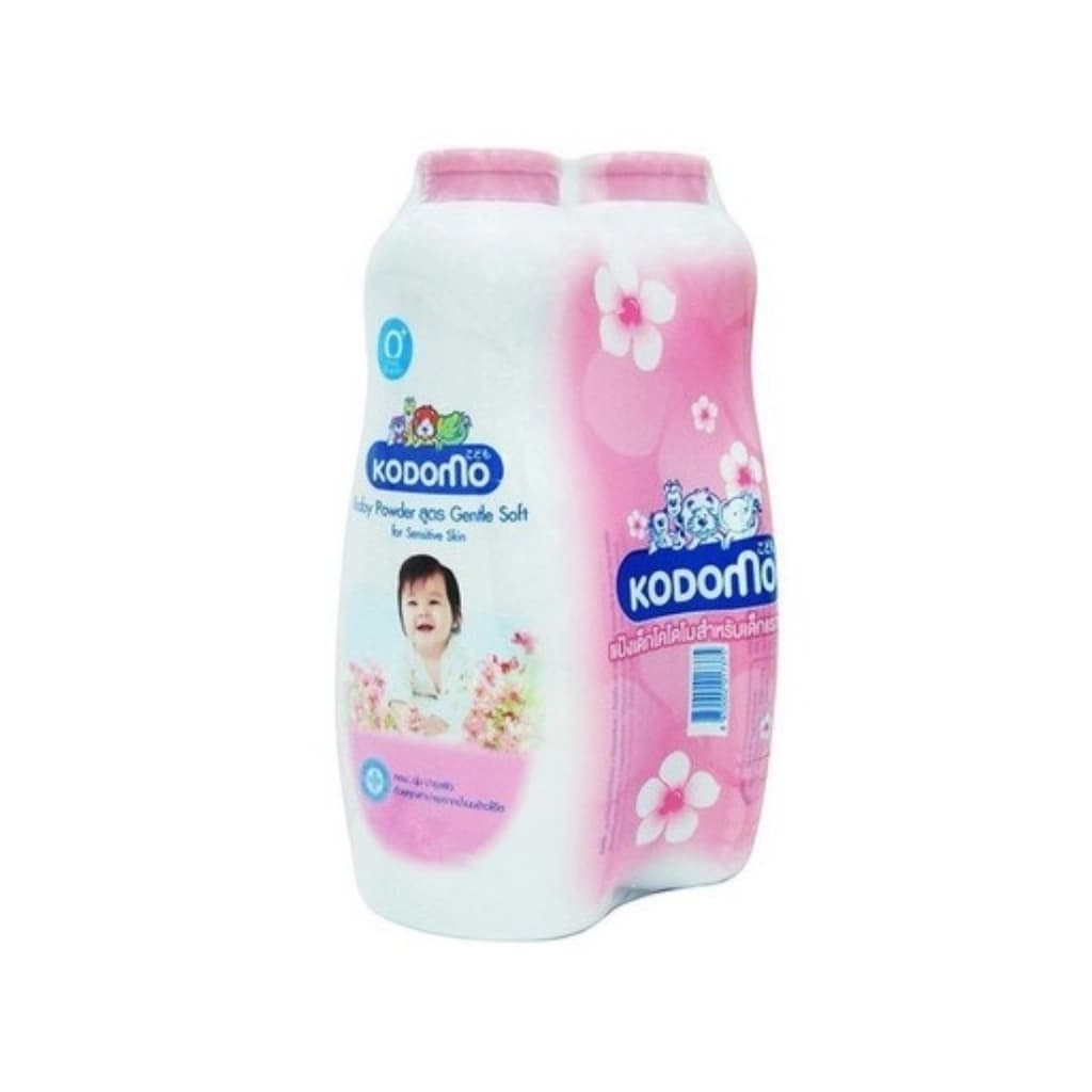 โคโดโม แป้งเด็กสีชมพู 400ก. แพ็ค 2
