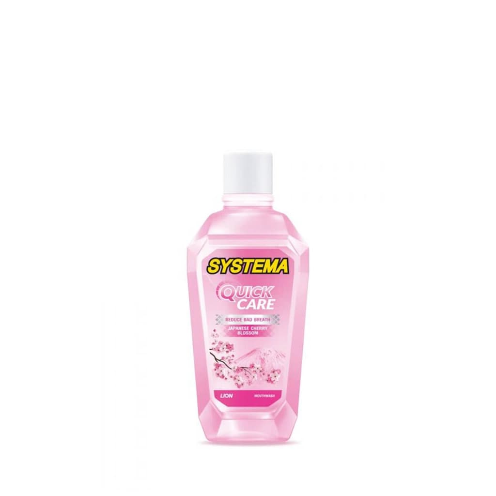 Systema Cherry Blossom Mouthwash Pink 500ML.