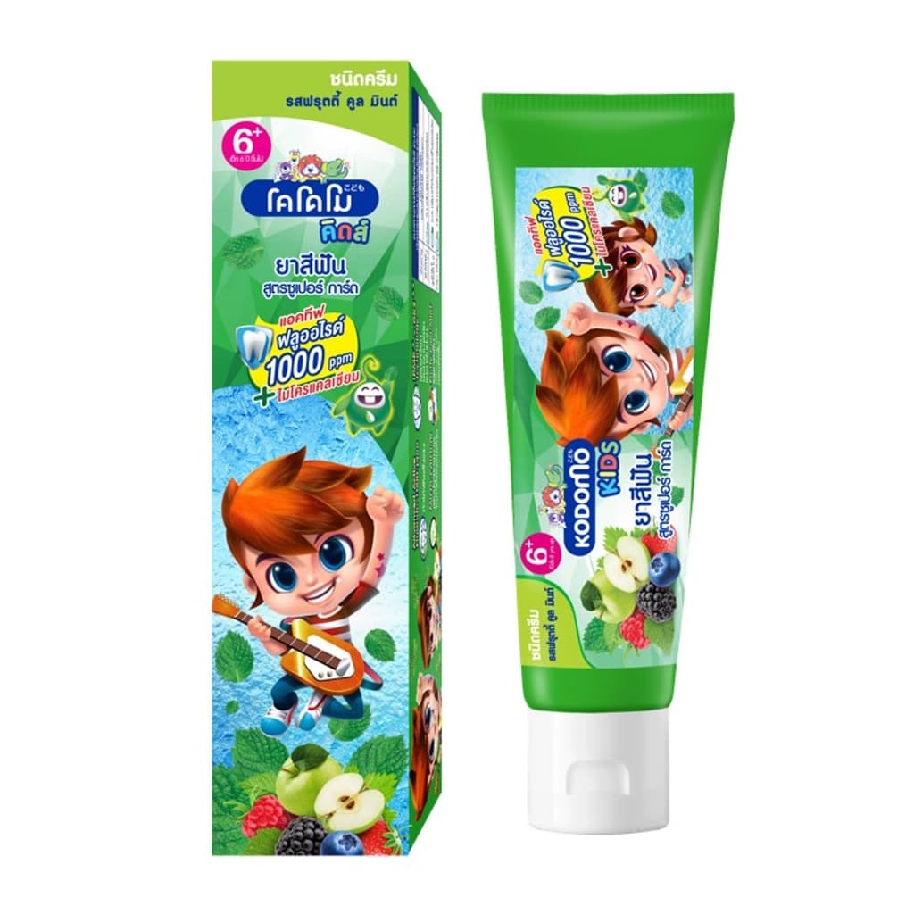 Kodomo Super Guard Fruity Kids Toothpaste 65G.