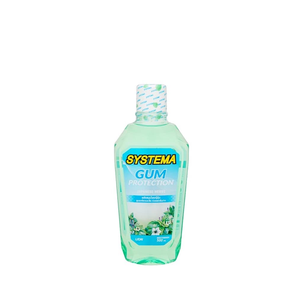 Systema Gum Protection Japanese Herbs Mouthwash 500ML.
