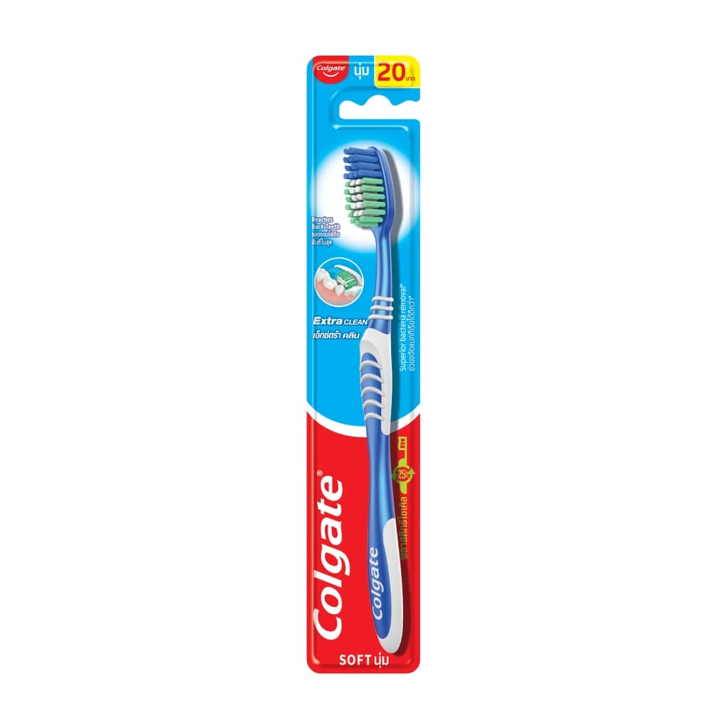 Colgate Extra Clean Toothbrush 2+1 49G.