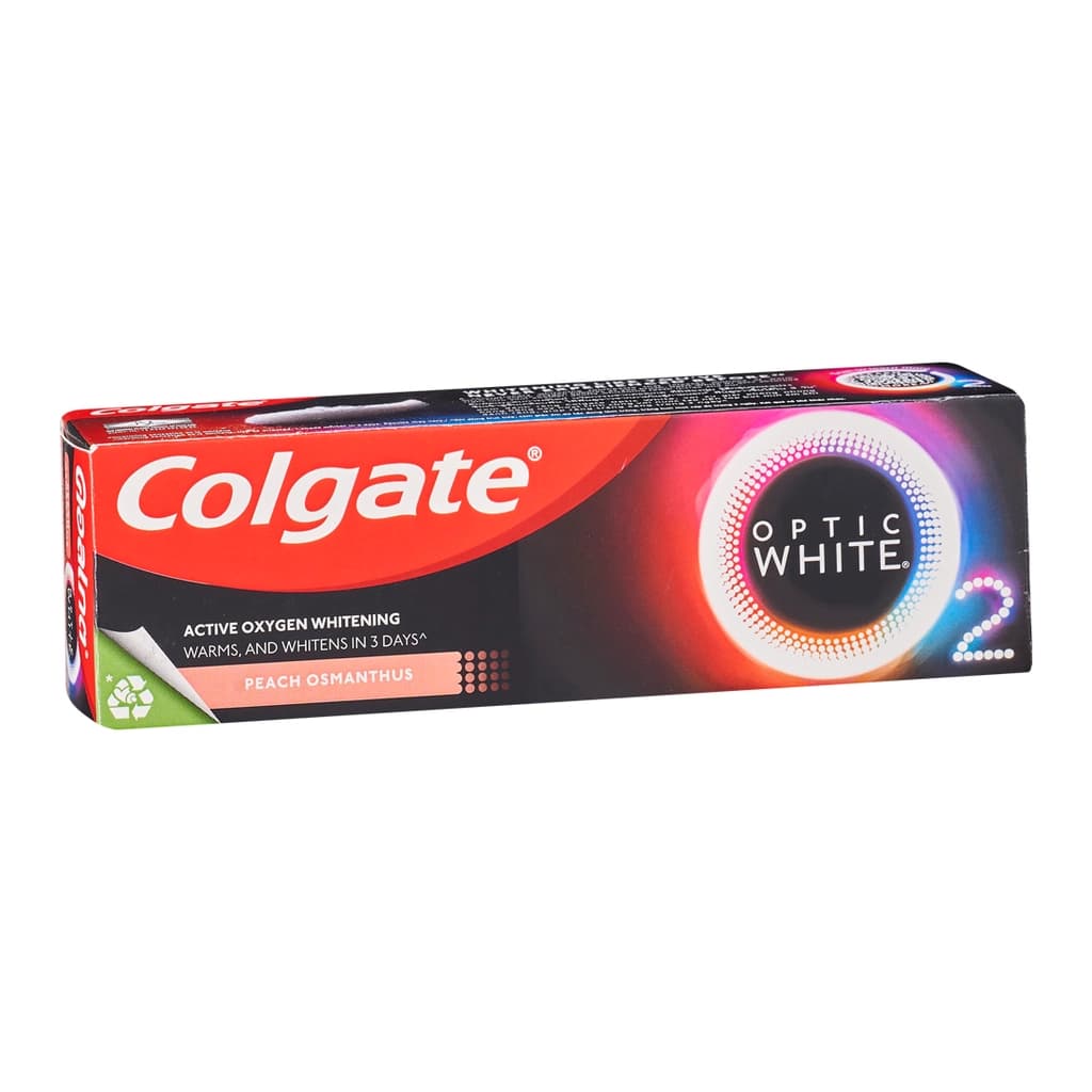 Optic White O2 Peach Osmanthus Toothpaste 85G.