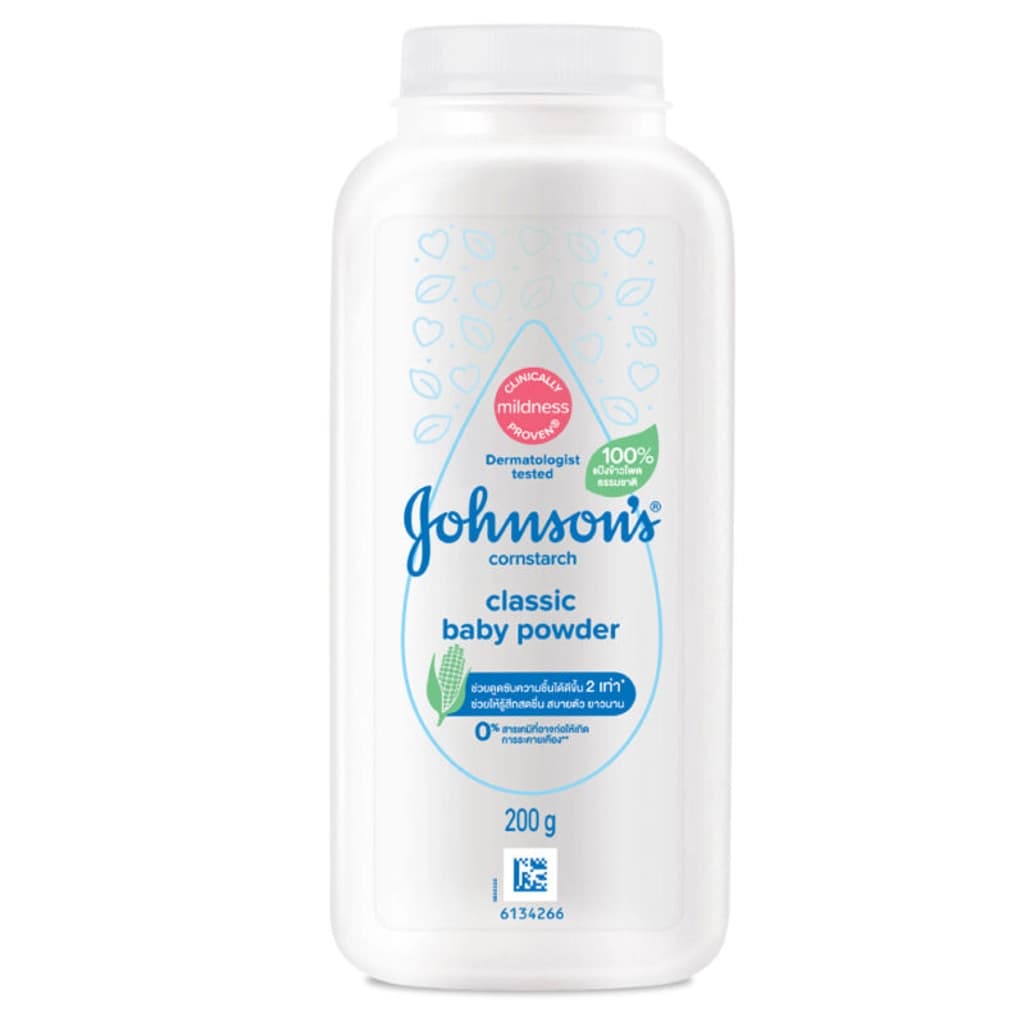 Johnson Cornstarch Classic Powder 200g