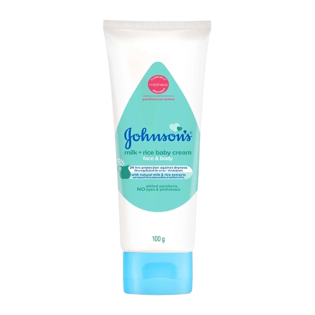 Johnson Baby Milk+Rice Cream 100g (Tube)