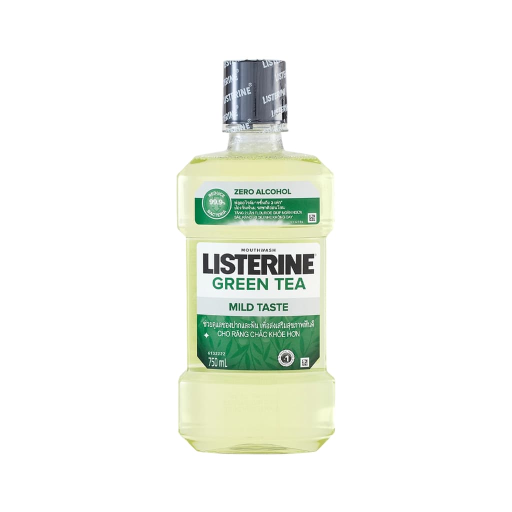 Listerine Mouthwash Natural Green Tea 750ML.