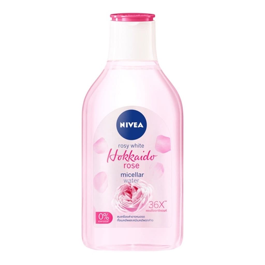 Nivea Cleansing Water Rosy White Hokkaido Rose Micellar Water 400 Ml.