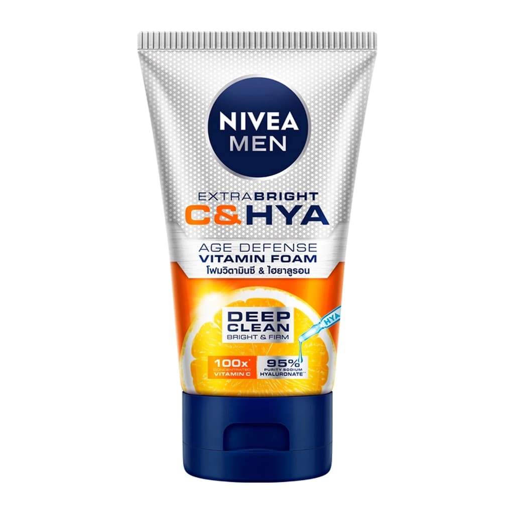NIVEA MEN EXTRA BRIGHT C&HYA AGE DEFENSE VITAMIN WASH 100 g.