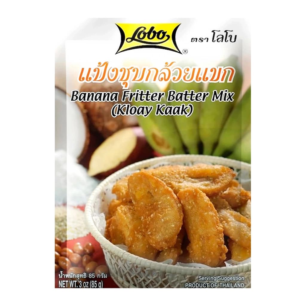 LOBO BANANA FRITTER 85G.