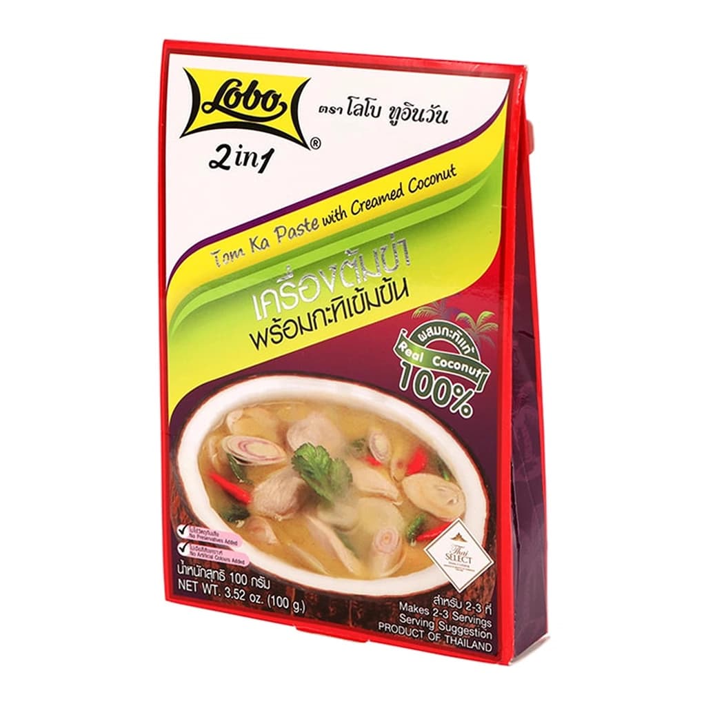 Lobo 2In1 Tom Ka Paste 100G