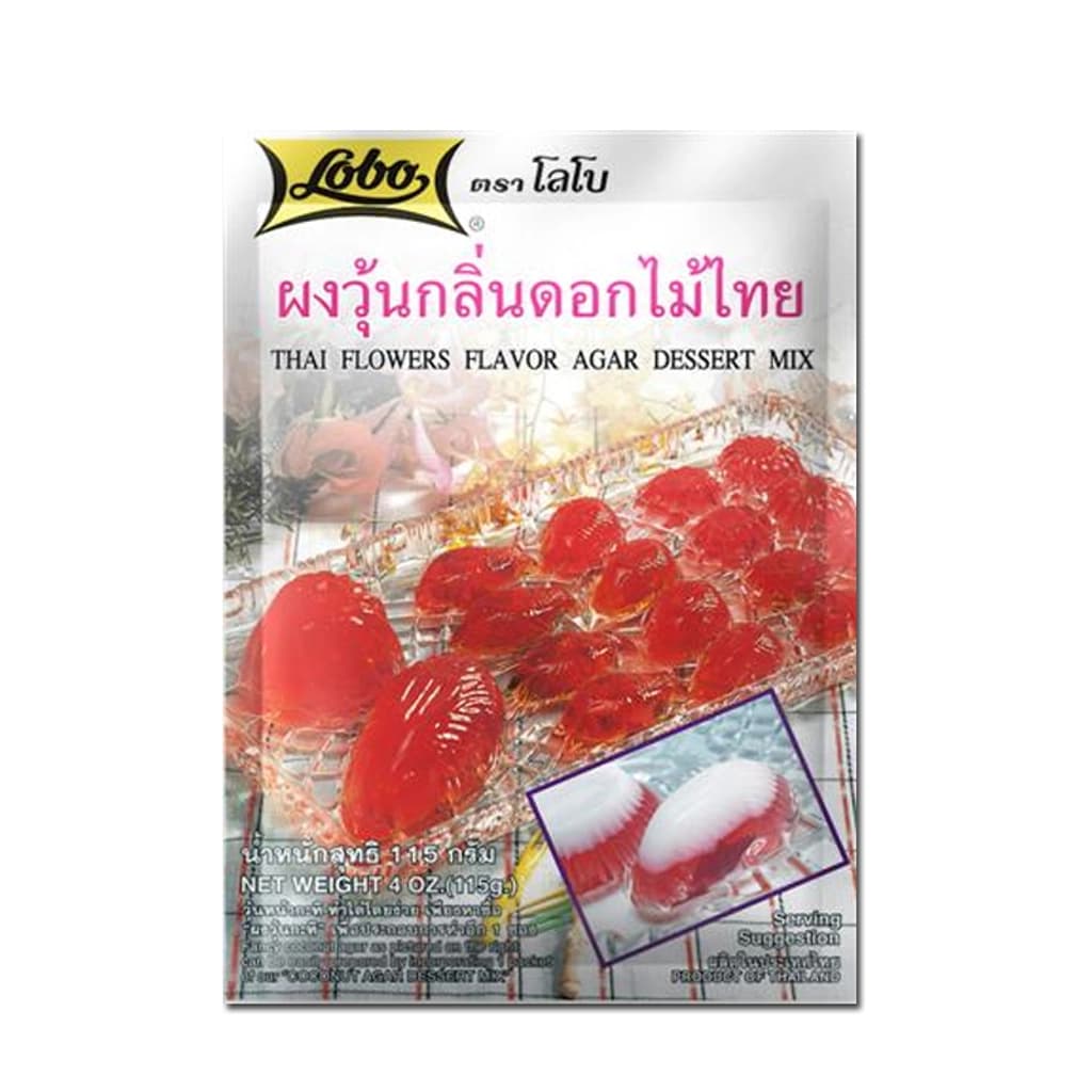 โลโบ ผงวุ้นดอกไม้ 115G.
