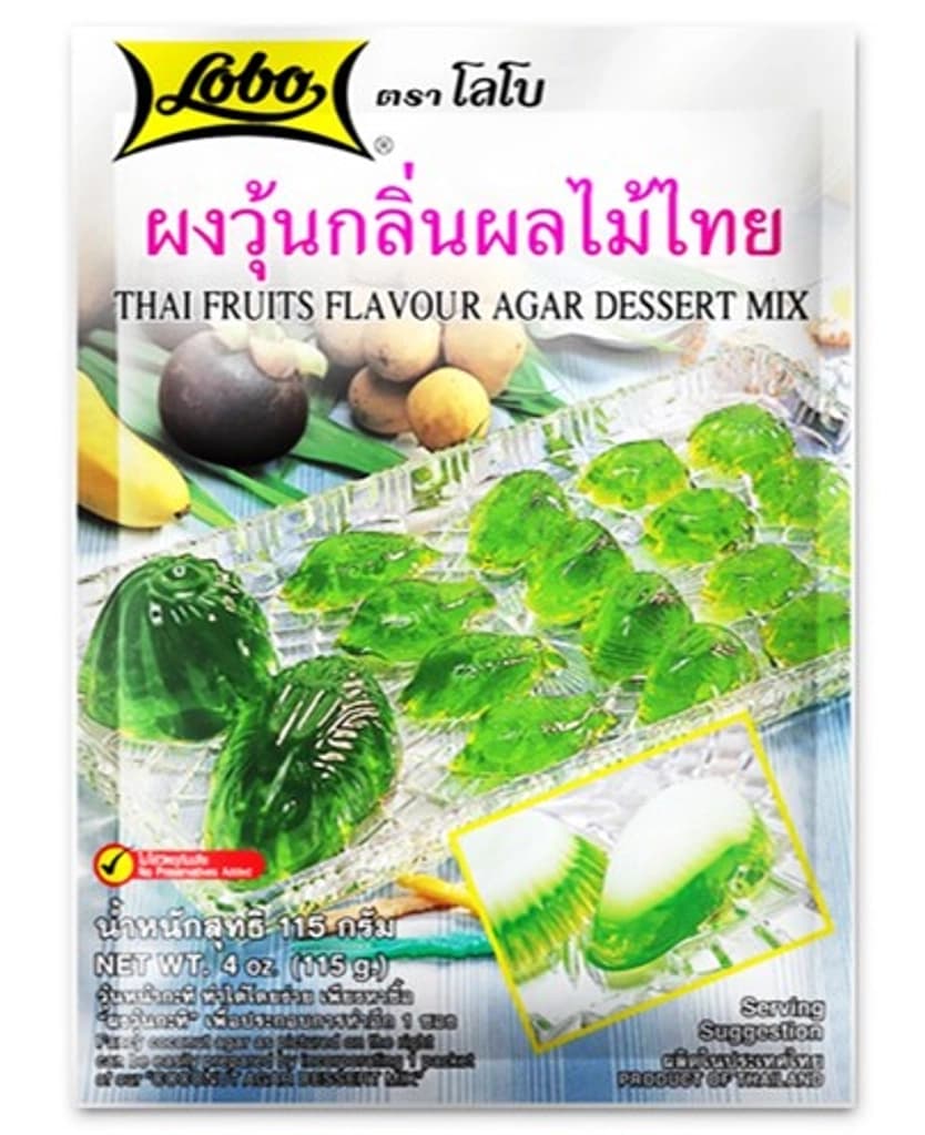 โลโบ ผงวุ้นกลิ่นผลไม้ 115G.