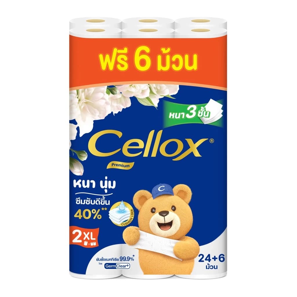 เซลล็อกซ์ พรีเมี่ยม ดับเบิ้ลโรล 24ม้วน