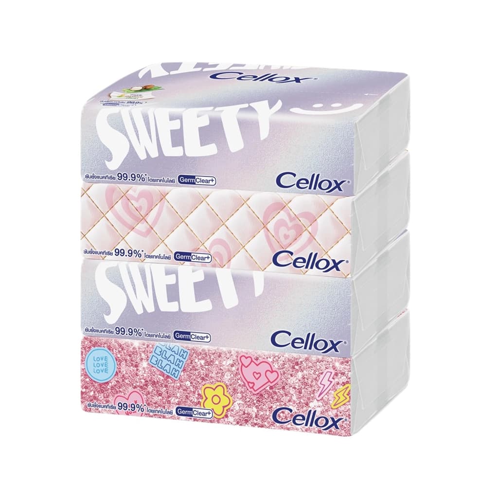 CELLOX PASTEL SOFT PACK 110'S PACK4