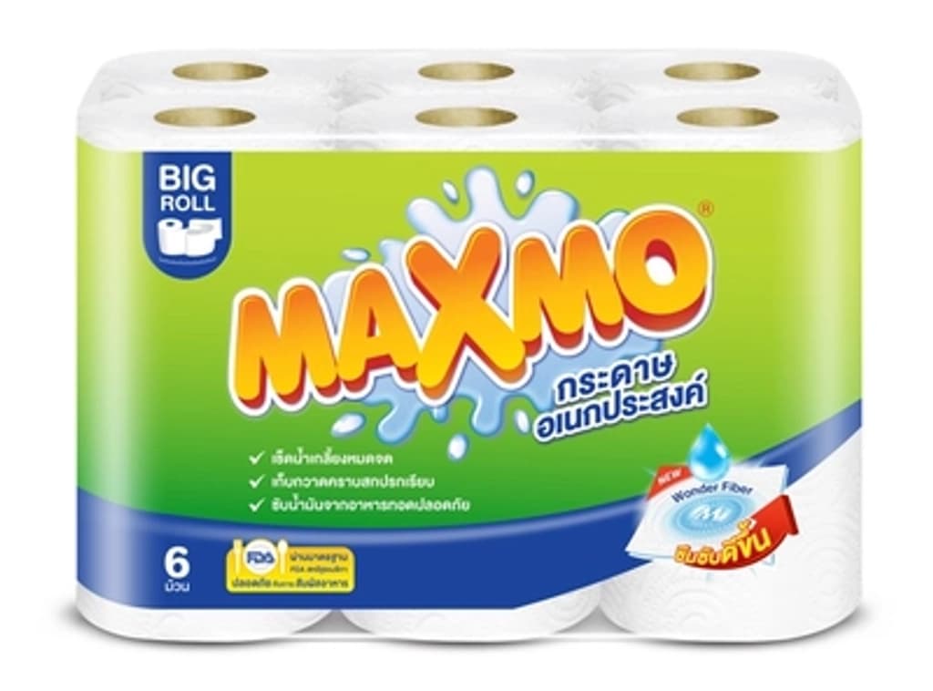 Maxmo Multipurpose Paper Big Roll 6Rolls