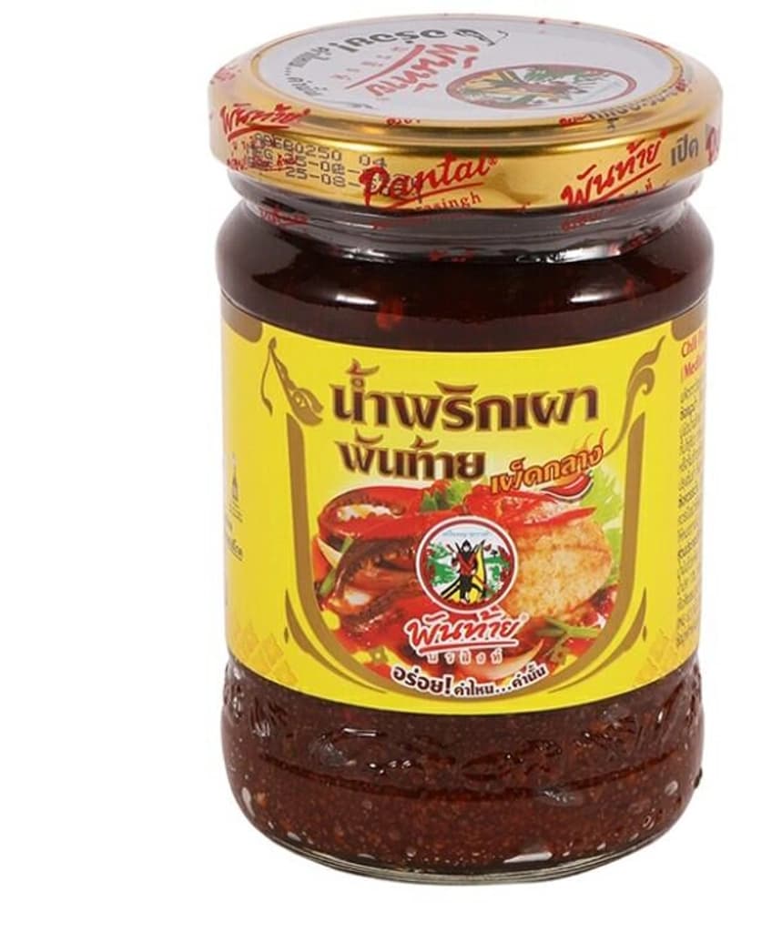 พันท้ายนรสิงห์ น้ำพริกเผาเผ็ดกลาง 227G.